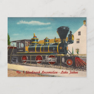 Cartão postal da Locomotiva Vintage