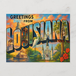 Cartão postal da LOUISIANA