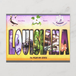 Cartão postal da Louisiana Vintage