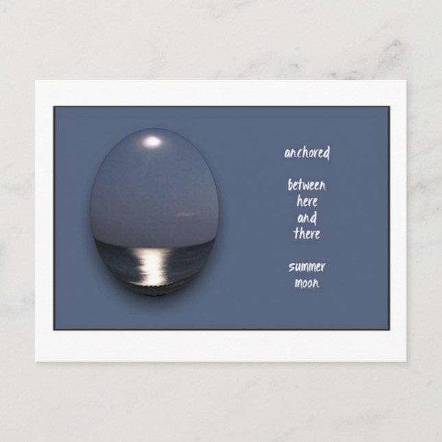 Cartão postal da lua de verão (Frente)