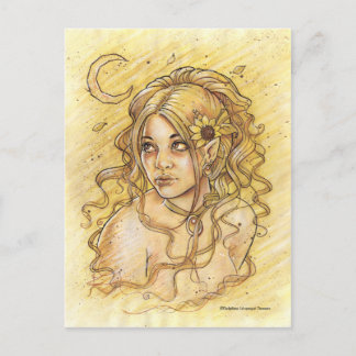 Cartão postal da lua de verão