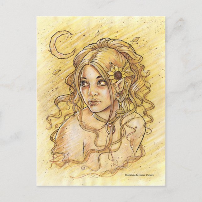 Cartão postal da lua de verão (Frente)