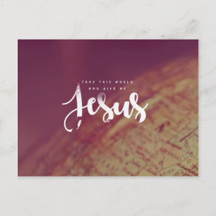 Cartão Postal Dá-me Jesus