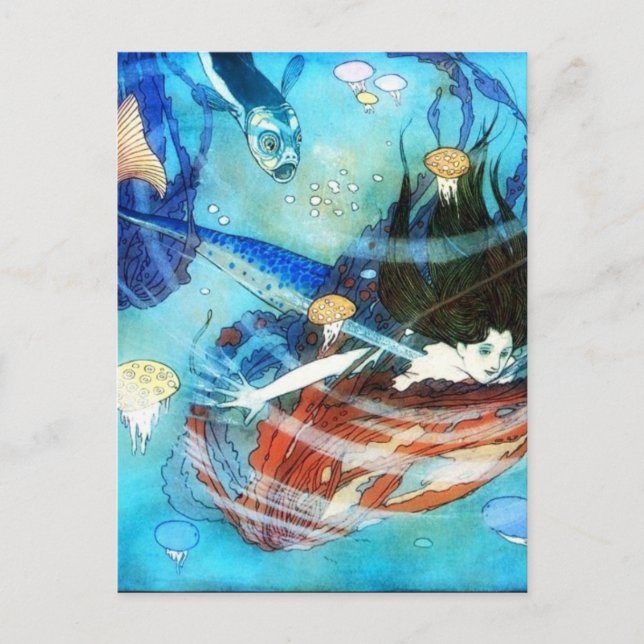 Cartão postal da Mermaid (Frente)