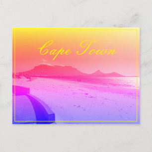 Cartão postal da Mesa de montanha da Cidade do Cab