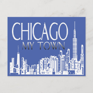 Cartão postal da minha cidade Chicago