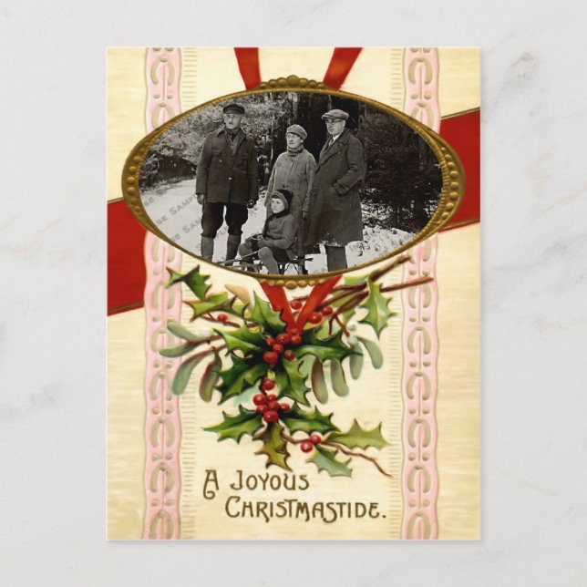 Cartão postal da Modelo de Natal Joyous (Frente)