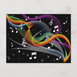 Cartão postal da Music Illustration