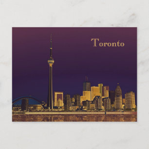 Cartão postal da noite Toronto