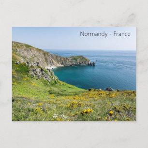 Cartão postal da Normandia na França