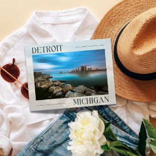 Cartão Postal da Orla de Detroit