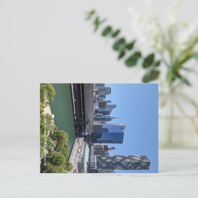 Cartão Postal da Orla de Toronto 2024 por RoseWrit (Em pé/Frente)