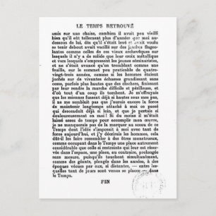 Cartão postal da página final