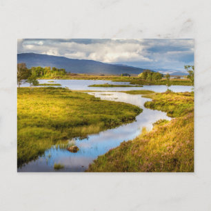 Cartão postal da paisagem das Terras Altas Escoce