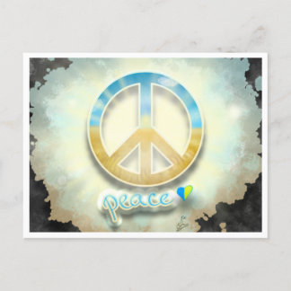 Cartão postal da Paz para a Ucrânia