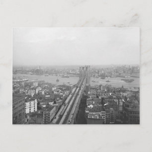 Cartão postal da ponte Brooklyn 1901