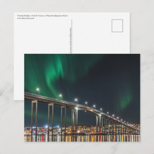 Cartão postal da ponte de Tromsø