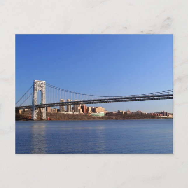 Cartão postal da Ponte George Washington (Frente)