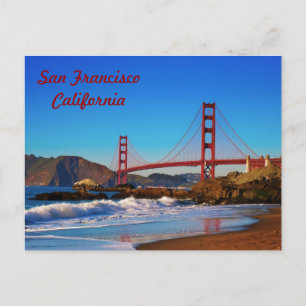 Cartão Postal da Ponte Golden Gate de São Francisc