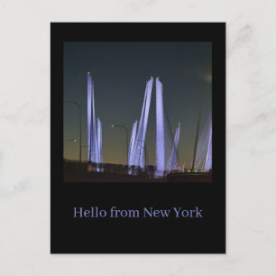 Cartão Postal da Ponte Iluminada de Nova York