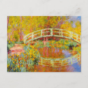 Cartão postal da ponte japonesa Monet