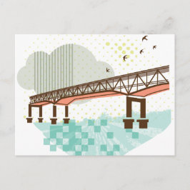 Cartão postal da ponte Marquam Portland