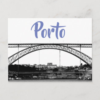 Cartão postal da ponte Porto