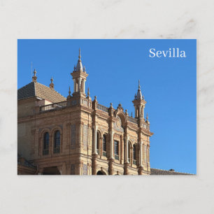 Cartão Postal da Praça de Espanha de Sevilha