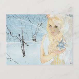 Cartão postal da Rainha de Neve