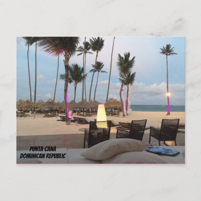 Cartão postal da República Dominicana (Frente)