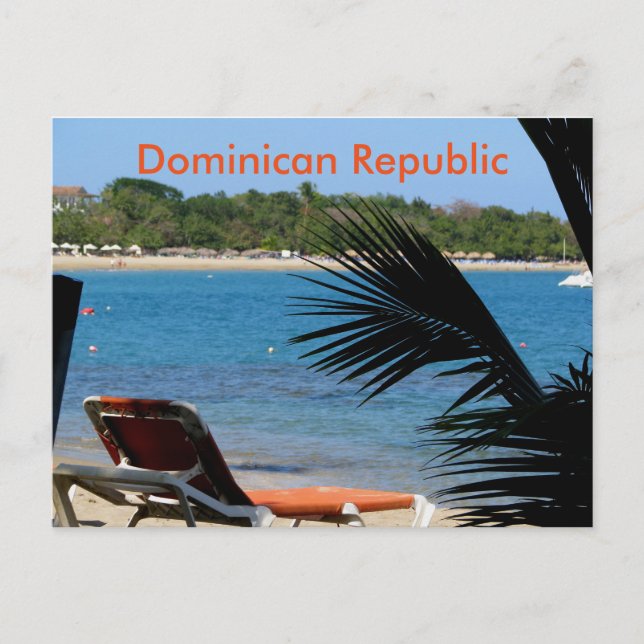 Cartão postal da República Dominicana (Frente)