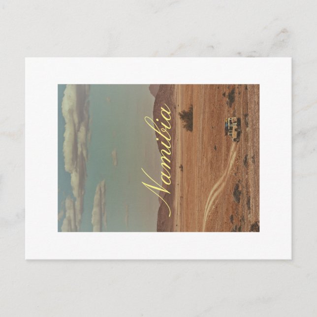 Cartão Postal da Savana da Namíbia (Frente)