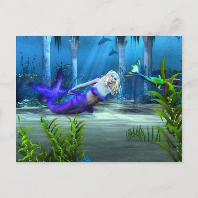 Cartão postal da Sereia em Jogo (Frente)