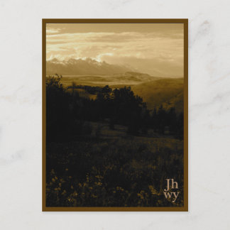 Cartão postal da série de fotos Jackson Hole