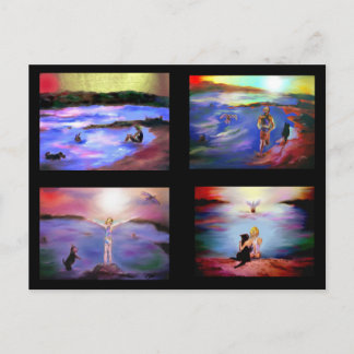 Cartão postal da série não sozinho