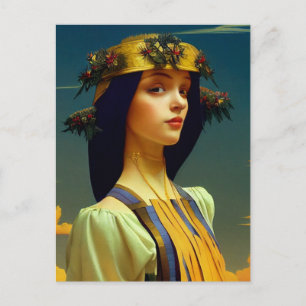 Cartão postal da série princesa nº 1