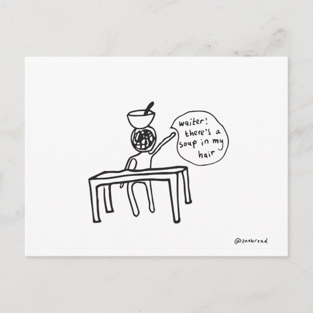 cartão postal da sopa (Frente)