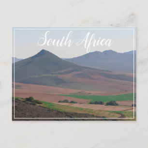 Cartão postal da South Africa Rural Landscape Moun