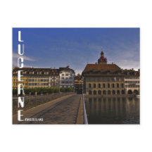 Cartão postal da Suiça de Lucerne