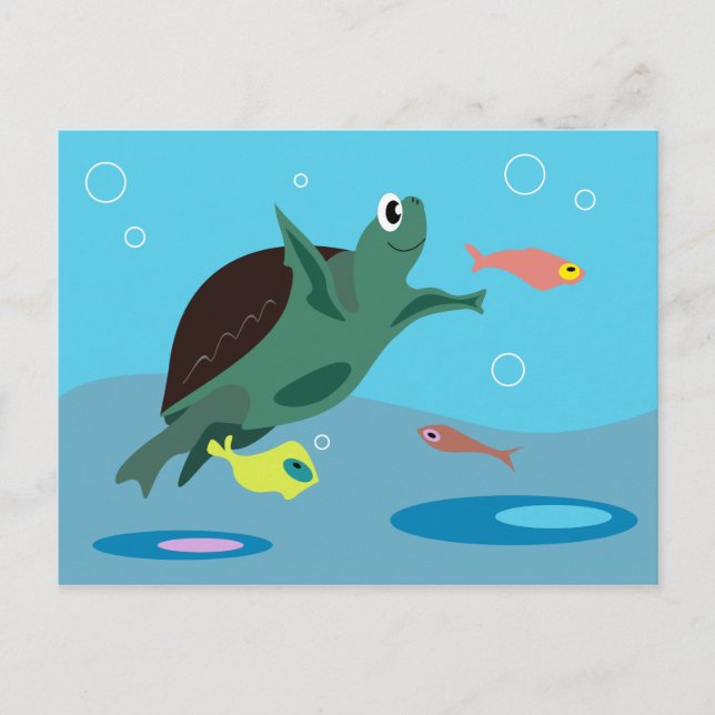 Cartão Postal da Tartaruga (Frente)
