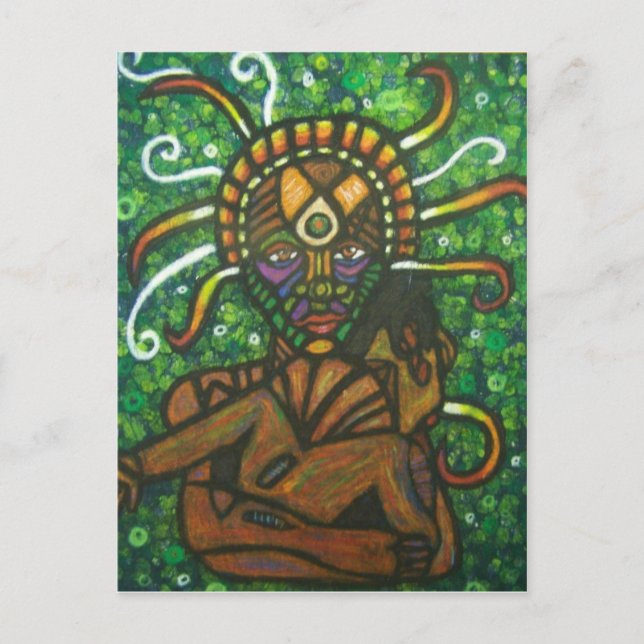 Cartão postal da Terra Mãe (Frente)