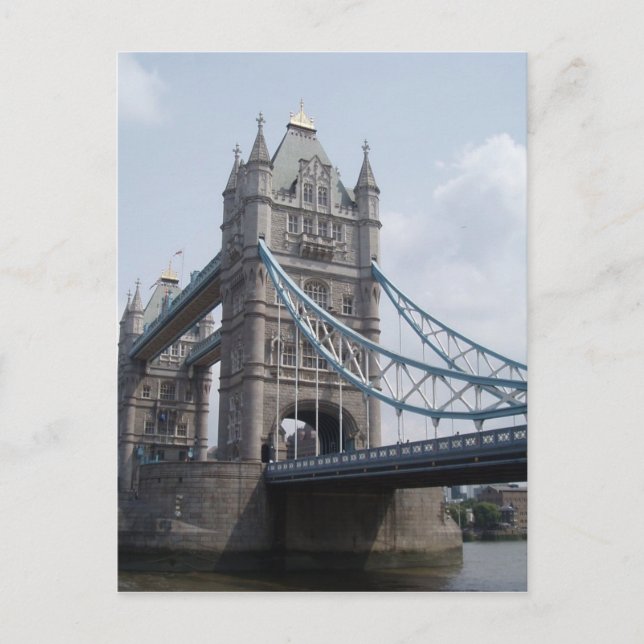 Cartão postal da Torre de Londres. (Frente)