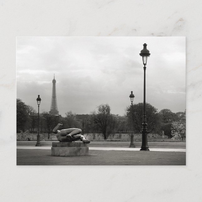 Cartão postal da torre Eiffel (Frente)
