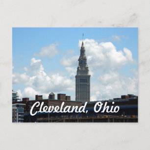 Cartão postal da torre OH Cleveland