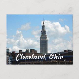 Cartão postal da torre OH Cleveland