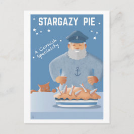 Cartão postal da Torta Stargazy