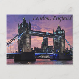 Cartão postal da Tower Bridge de Londres