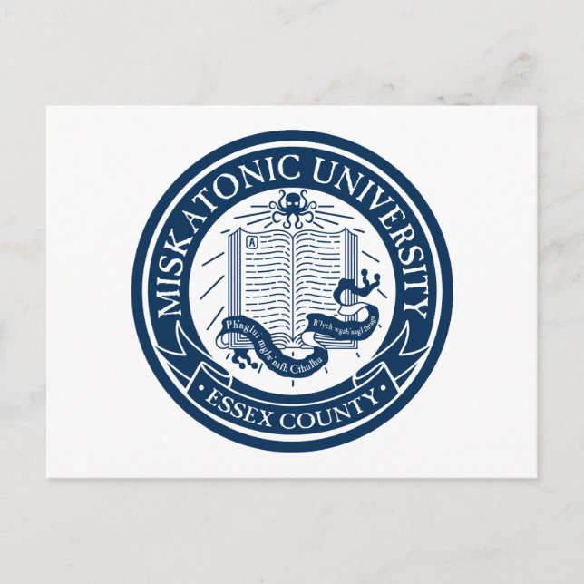 Cartão Postal da Universidade de Miskatonic (Frente)