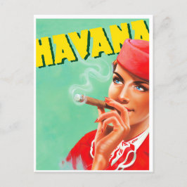 Cartão postal da viagens vintage Havana Cuba