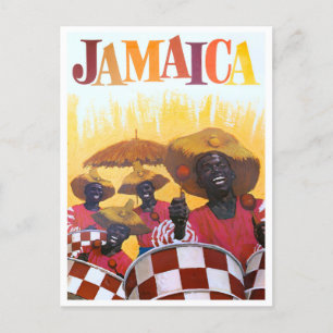 Cartão postal da viagens vintage Jamaica